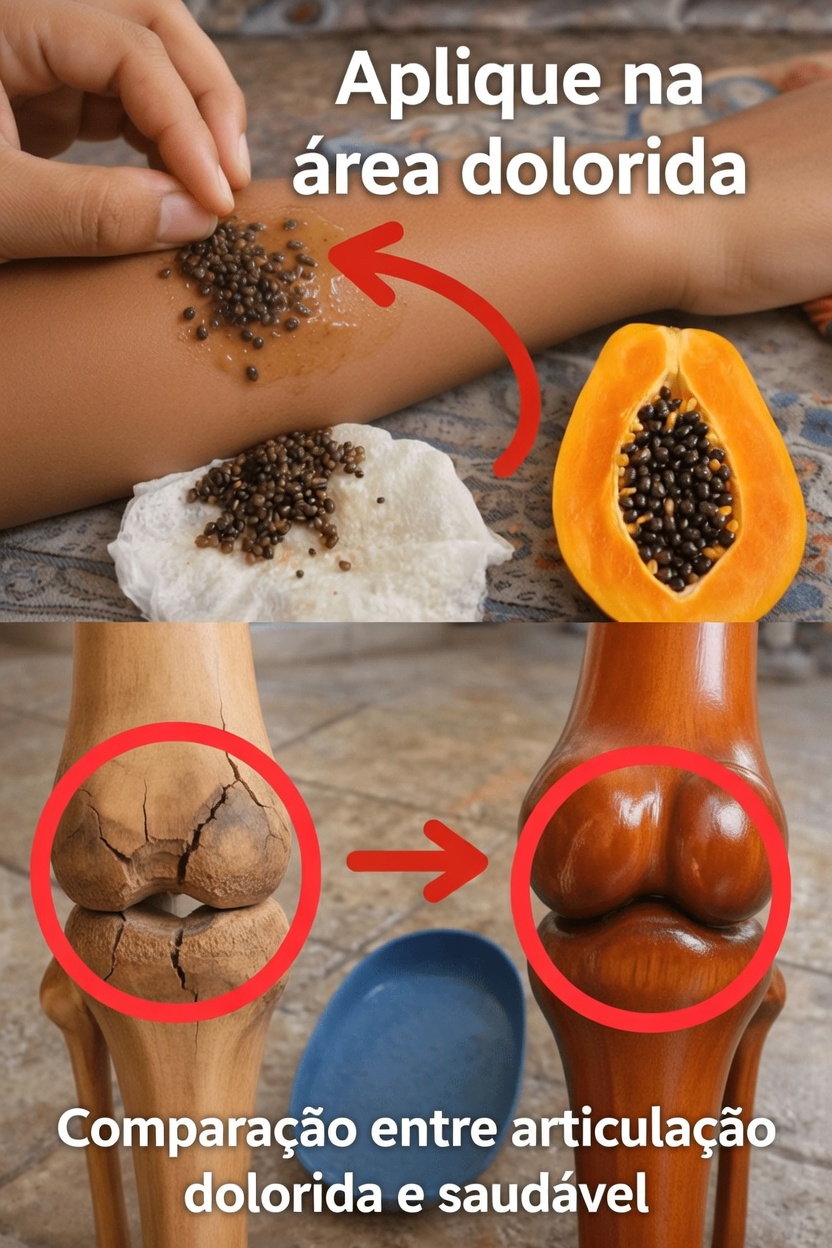 Sementes de mamão: um remédio caseiro simples para explorar no conforto das articulações e no suporte à mobilidade no dia a dia