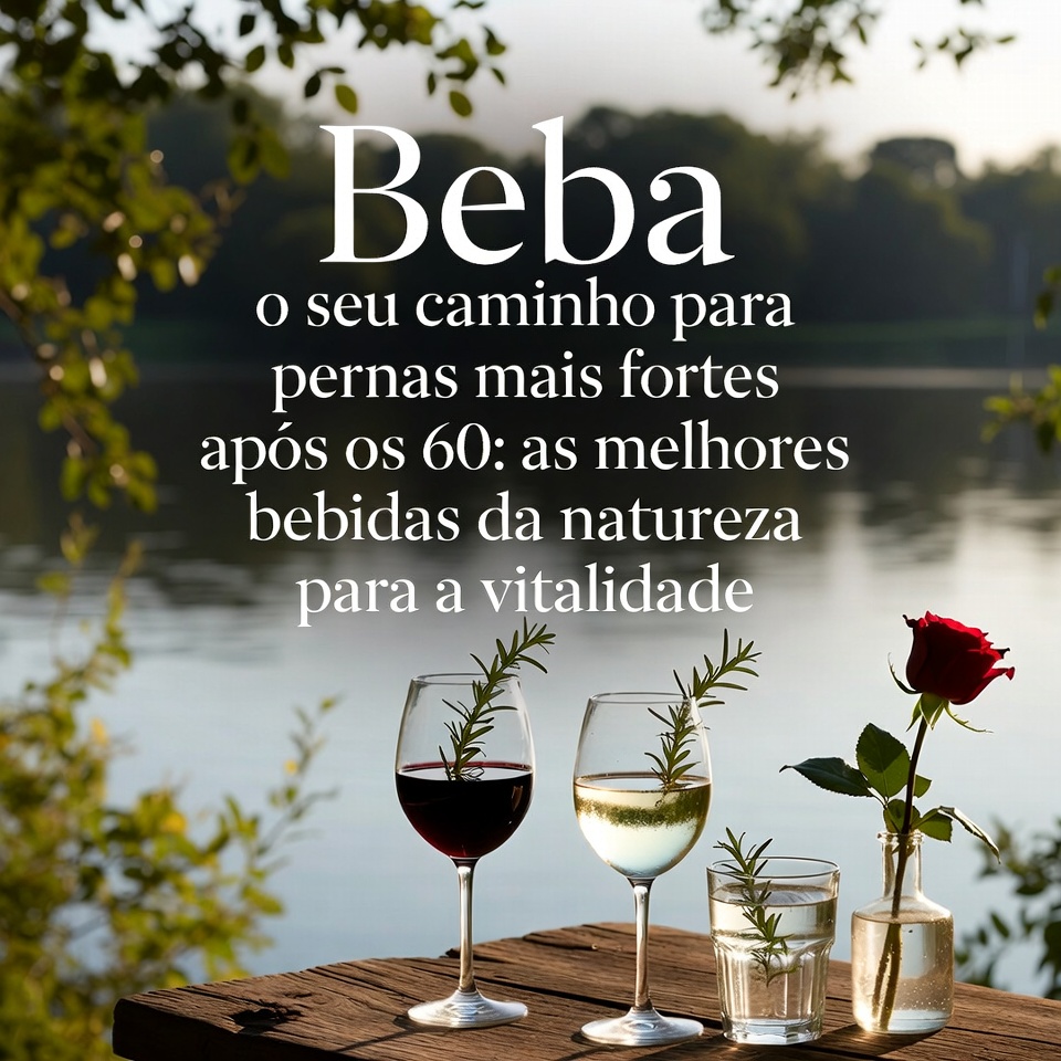 Beba para Ter Pernas Mais Fortes Após os 60: As Melhores Bebidas Naturais para Vitalidade