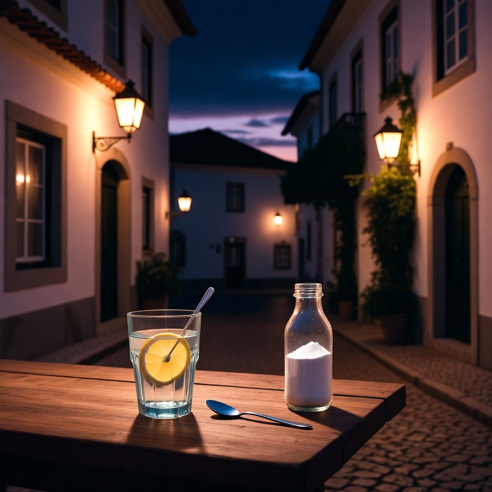 Beba água com bicarbonato de sódio à noite por 2 semanas