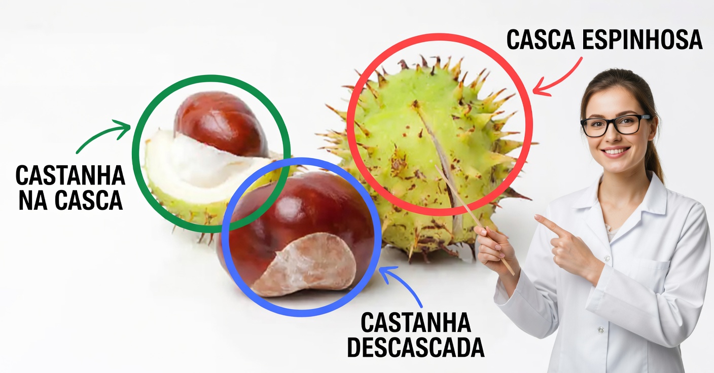 Castanha-da-índia: o remédio natural mais poderoso para pernas inchadas e muito mais…