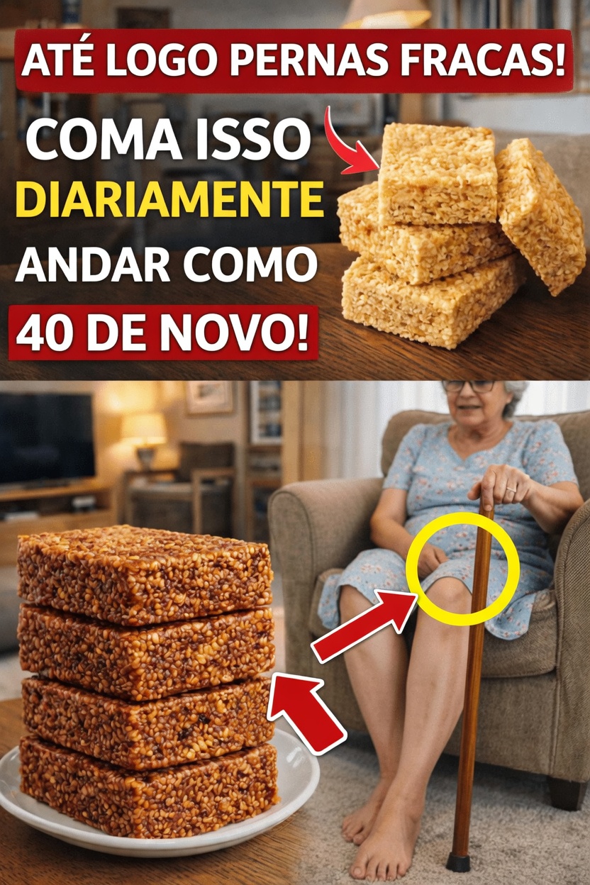 Quer pernas MAIS FORTES mesmo depois dos 80? Coma ISTO todos os dias