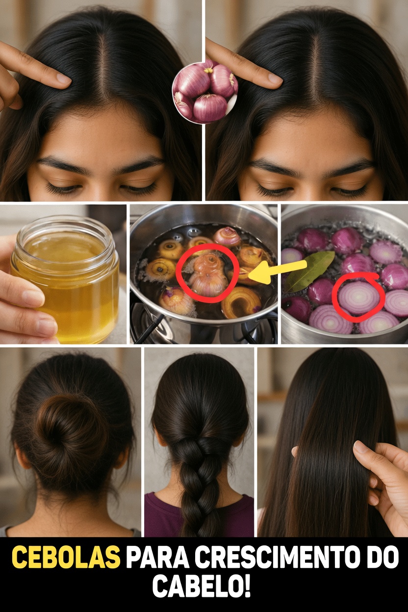 Explorando o suco de cebola como uma opção natural para apoiar a saúde e o crescimento do cabelo