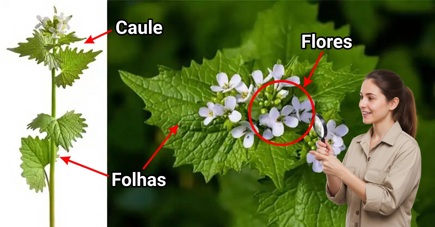 Mostarda-de-alho (Alliaria petiolata): 20 benefícios surpreendentes e usos caseiros