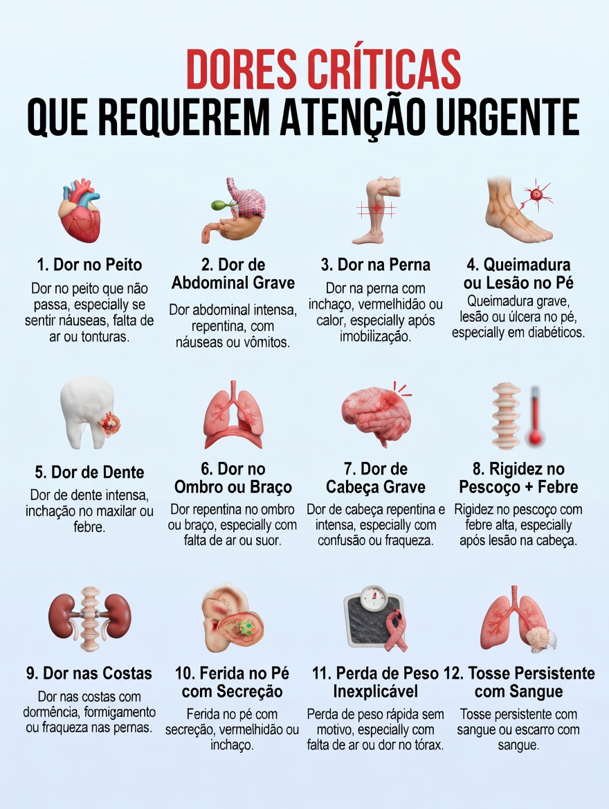 3 Áreas de Dor Persistente que Você Nunca Deve Ignorar como Possíveis Sinais Precoces de Alerta