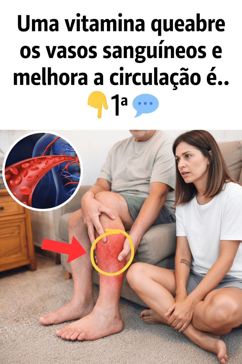 A única vitamina que ajuda a manter o fluxo sanguíneo saudável e a função dos vasos após os 50