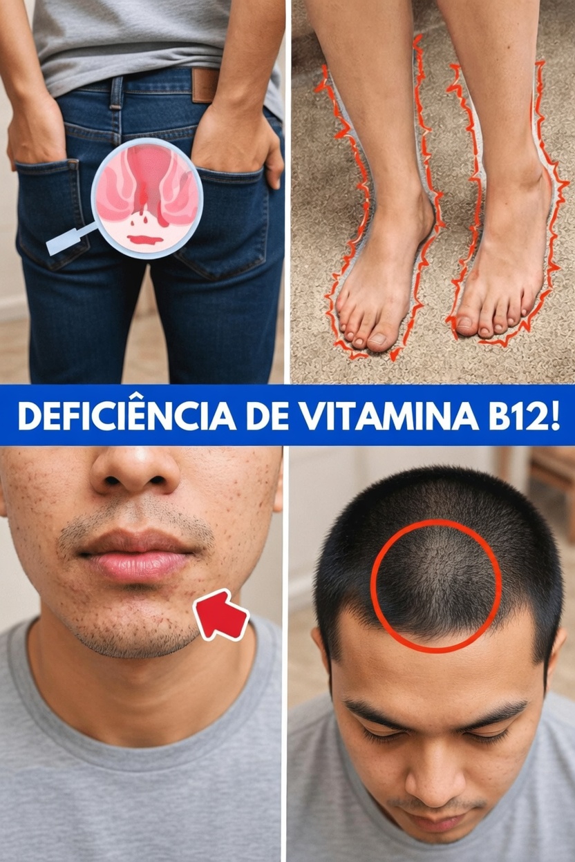 8 Sinais Incomuns de que Seu Corpo Pode Estar com Baixa Vitamina B12