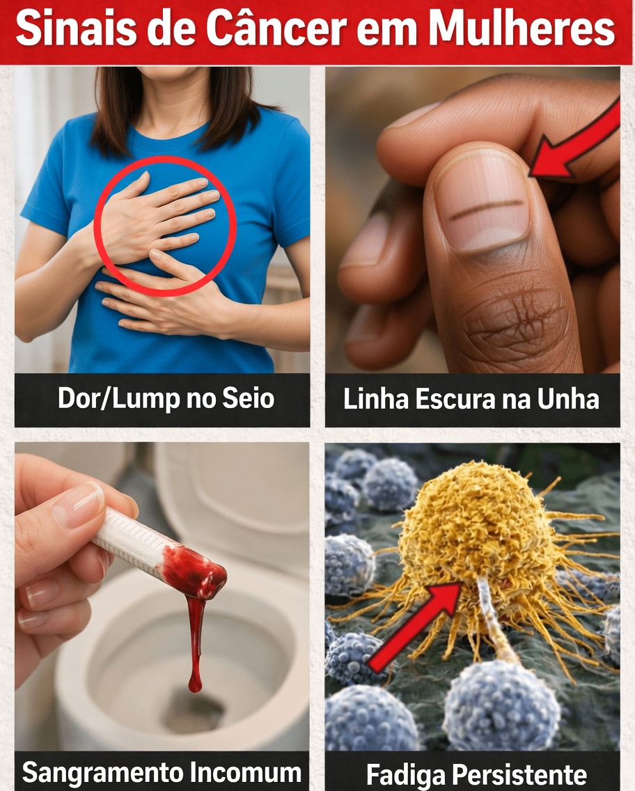 14 sinais visíveis de câncer que a maioria das mulheres ignora