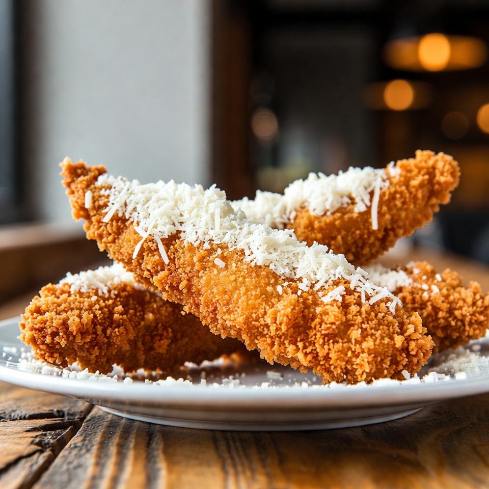 Tirinhas de Frango Crocantes com Parmesão