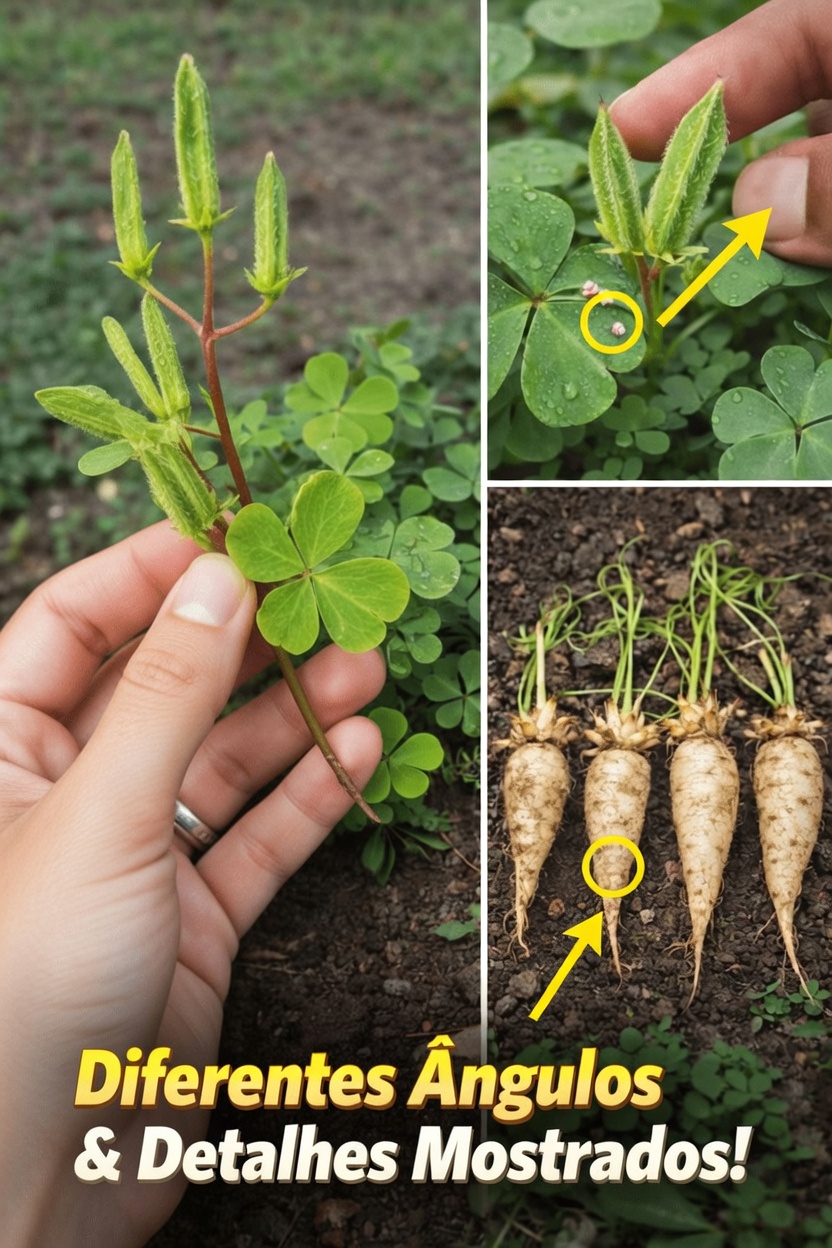 Descubra os usos cotidianos surpreendentes desta planta comum de quatro folhas que cresce no seu quintal