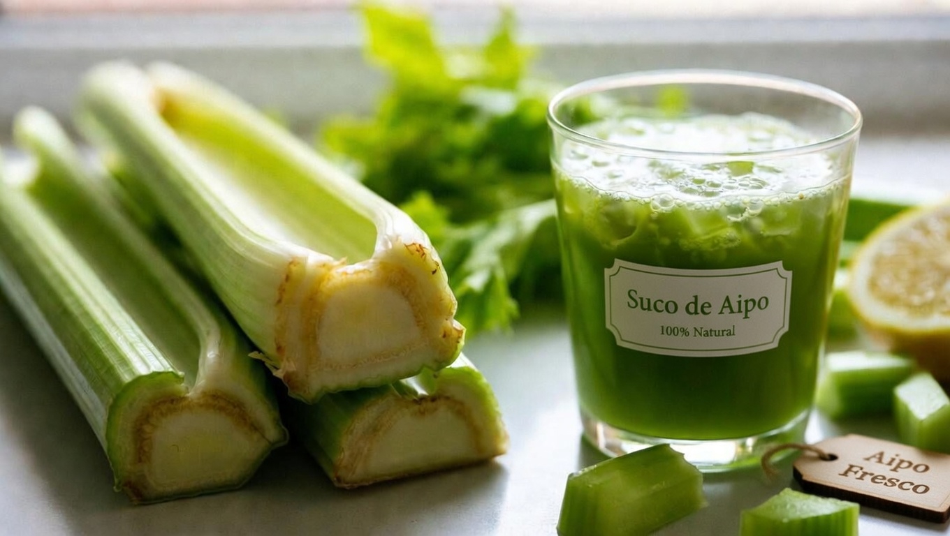 Vale a Pena Adicionar Suco de Aipo à Sua Rotina Matinal? Uma Análise Mais Detalhada dos Benefícios e de Como Prepará-lo