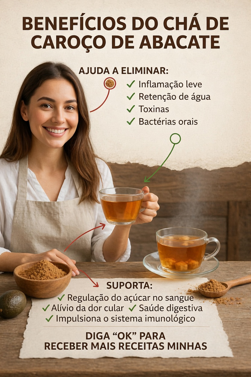 Explorando o potencial do chá de caroço de abacate: o que as pesquisas sugerem sobre essa tendência de transformar resíduos em bem-estar