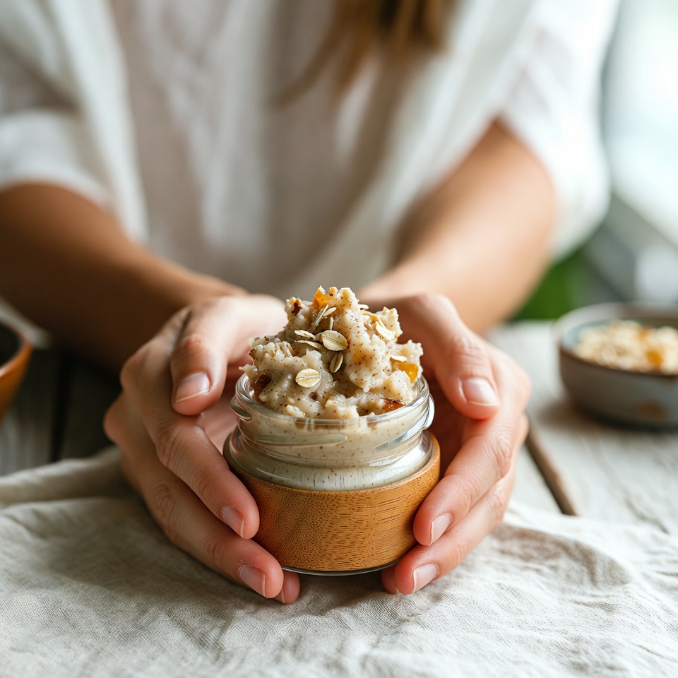 Esfoliante caseiro para clarear os nós escuros dos dedos e deixar as mãos macias
