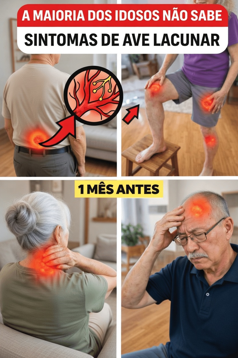 7 sinais de alerta ignorados de AVC lacunar em idosos com mais de 60 anos