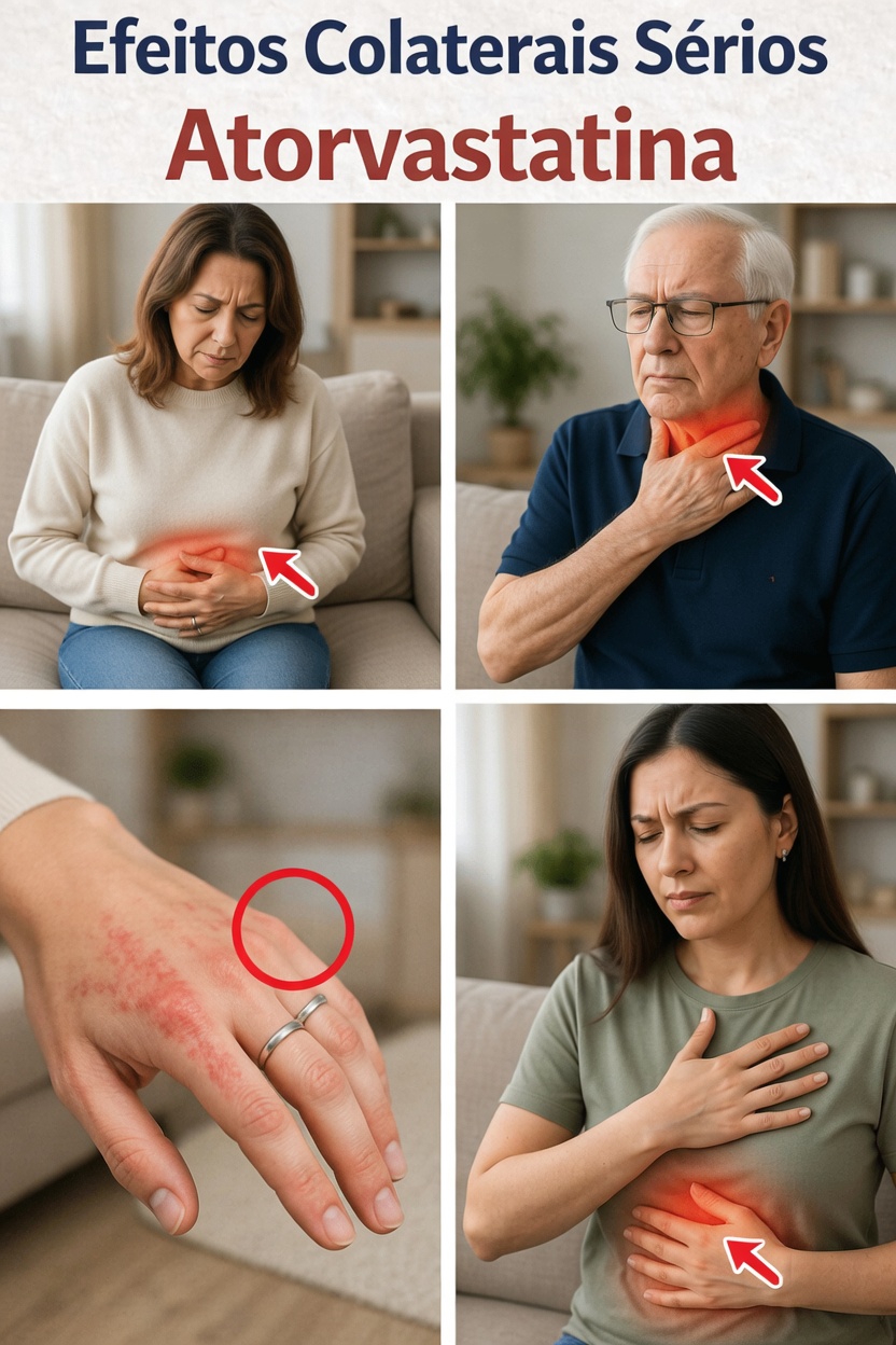 Efeitos colaterais da atorvastatina: o que você precisa saber antes de tomar este medicamento comum para o colesterol