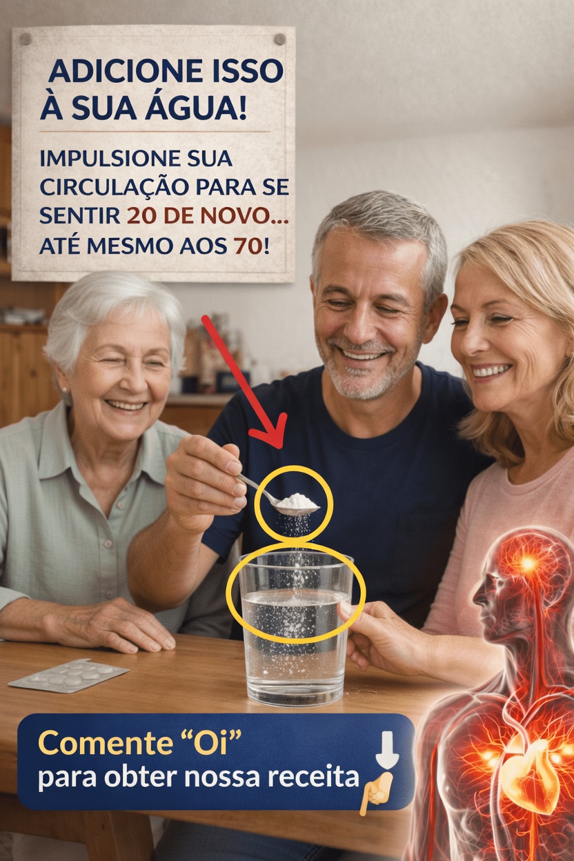 Idosos: Maneiras simples de enriquecer a água do dia a dia com magnésio para melhorar a circulação