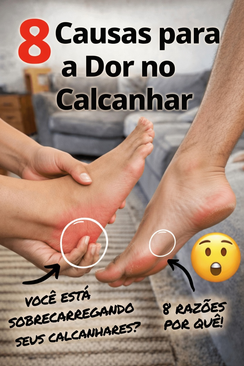 Conheça as 8 razões para a dor no calcanhar…Veja mais