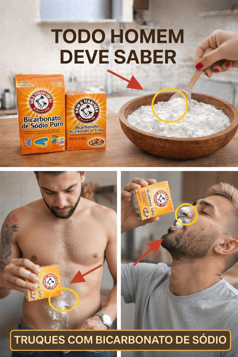 8 Dicas Práticas com Bicarbonato de Sódio que Todo Homem Deve Conhecer para a Higiene e os Cuidados Pessoais do Dia a Dia