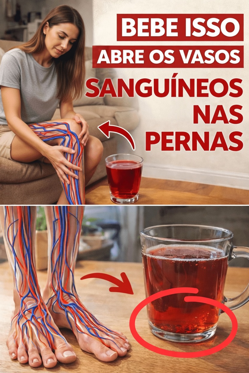 Que bebida diária simples pode ajudar a melhorar a circulação sanguínea nas pernas após os 60?