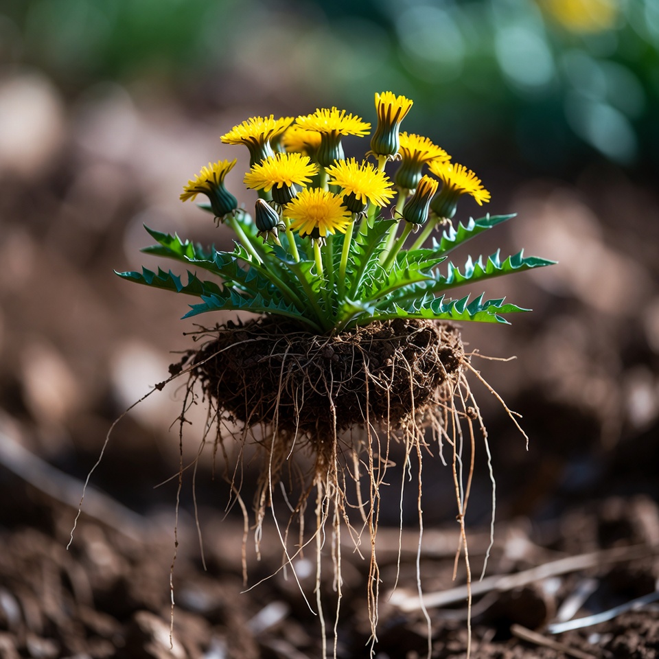 Desenterrando o tesouro: por que as raízes do dente-de-leão são a parte mais importante da planta