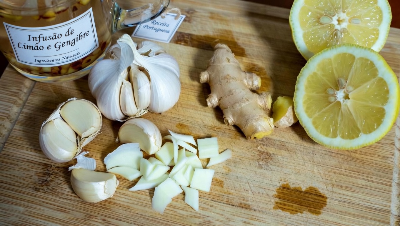 Um Hábito Simples Antes de Dormir: Explorando uma Mistura de Alho, Limão e Gengibre para Apoiar a Saúde do Coração