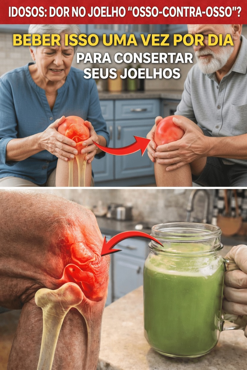 Idosos: Descubra como beber caldo de ossos pode ajudar a fortalecer a cartilagem do joelho e aliviar naturalmente o desconforto nas articulações