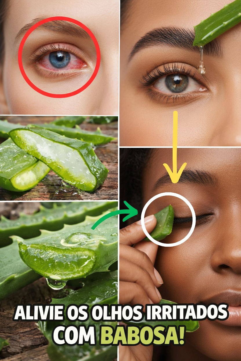 Babosa para o Conforto dos Olhos: Hábitos Diários para Aliviar Vermelhidão, Ressecamento e Irritação Cotidiana com Segurança