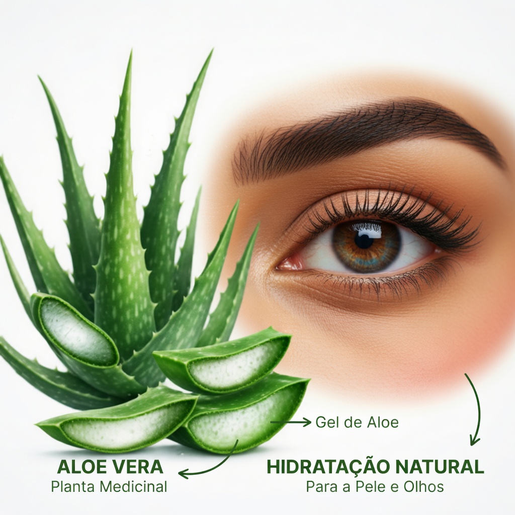 Babosa para o Conforto dos Olhos: Hábitos Diários para Aliviar Vermelhidão, Ressecamento e Irritação Cotidiana com Segurança