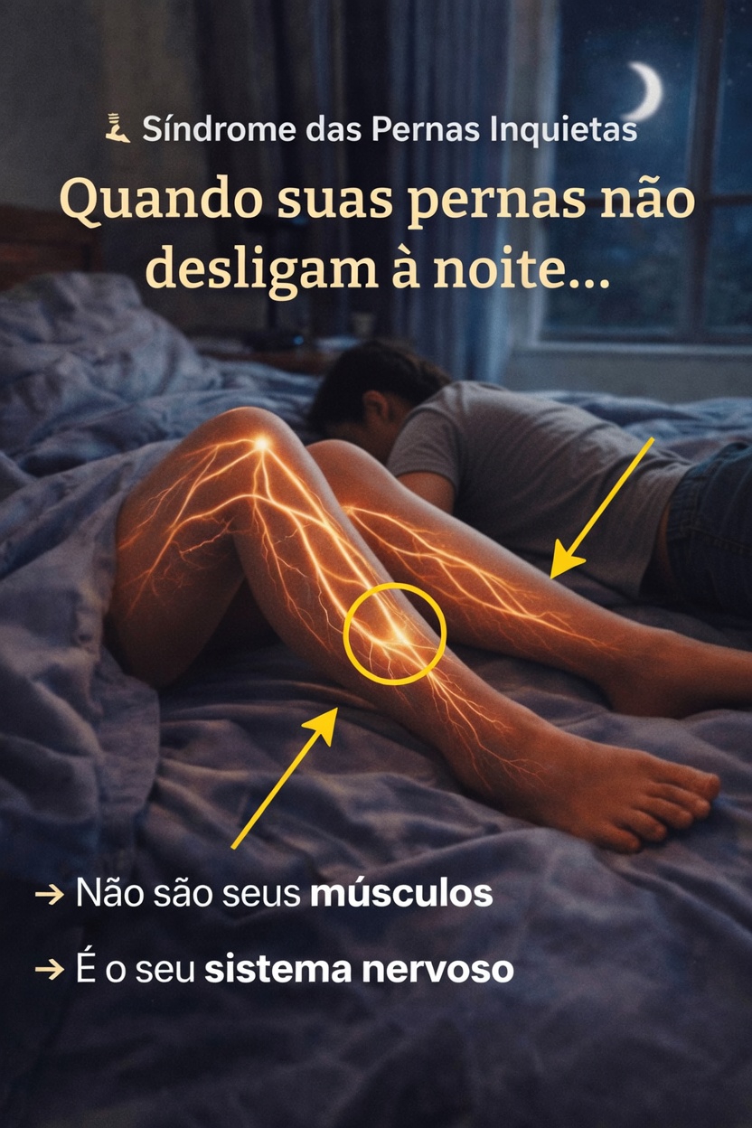 Entendendo a Síndrome das Pernas Inquietas à Noite e Hábitos Suaves que Podem Ajudar a Melhorar o Conforto do Sono