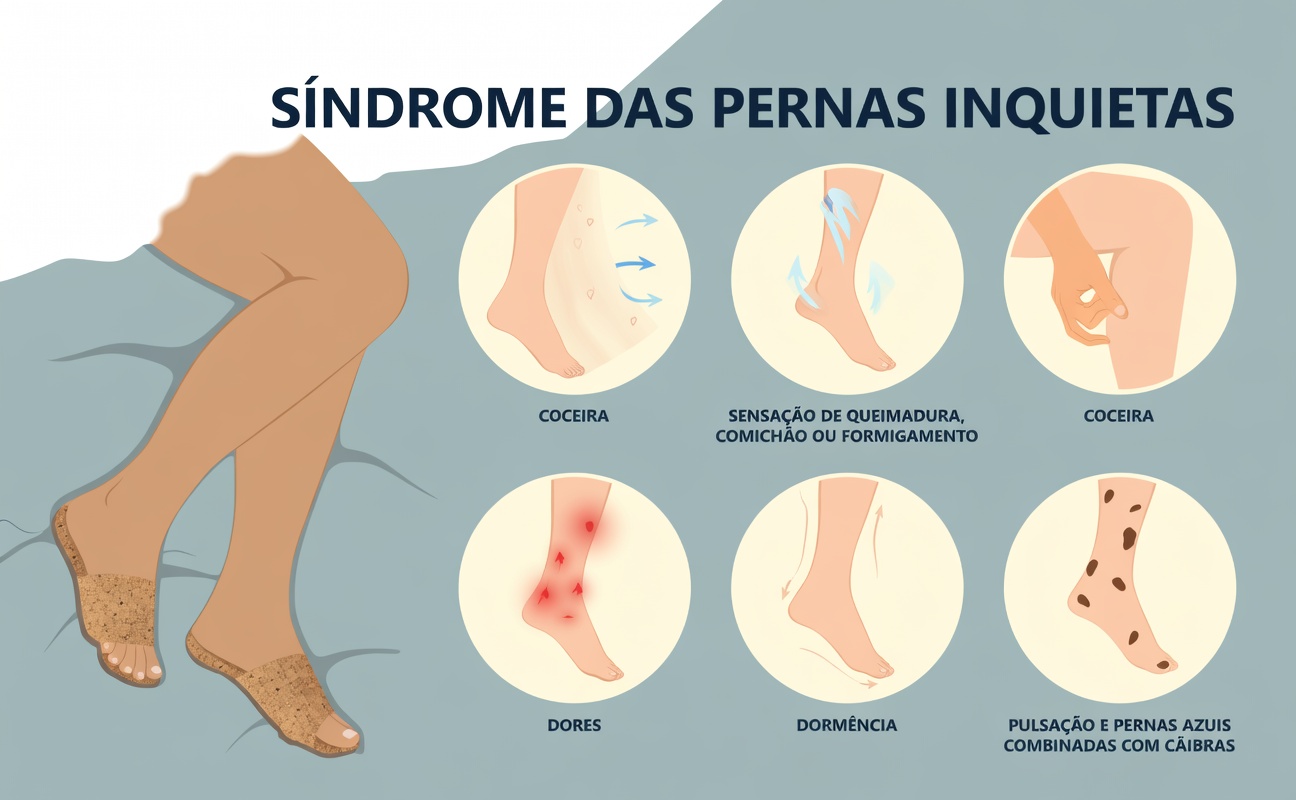Entendendo a Síndrome das Pernas Inquietas à Noite e Hábitos Suaves que Podem Ajudar a Melhorar o Conforto do Sono