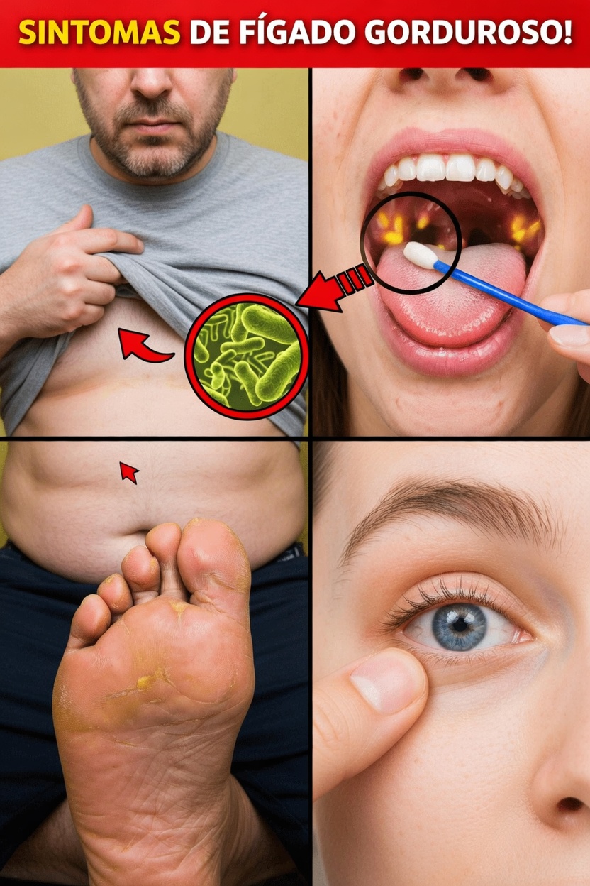 Você Está Percebendo Estes Sinais Sutis Que Podem Indicar Acúmulo de Gordura no Fígado?