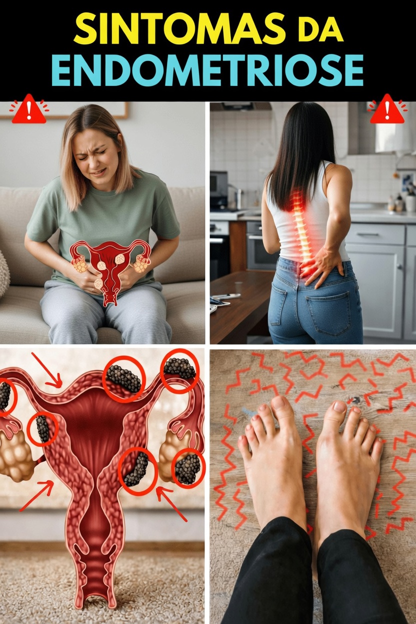 13 sinais de alerta da endometriose que você pode estar ignorando todos os dias