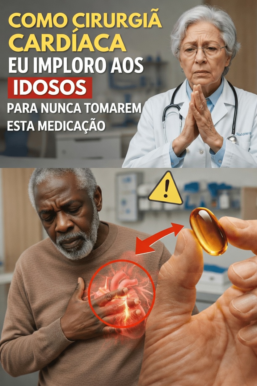 5 medicamentos comuns que podem representar riscos cardíacos ocultos após os 60