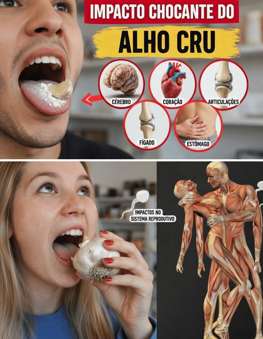 O Que Acontece com o Seu Corpo Quando Você Come Alho Cru Antes de Dormir? Um Hábito Noturno Simples que Vale a Pena Explorar
