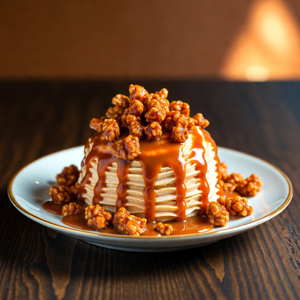 Creme de Caramelo Rico e Crocante