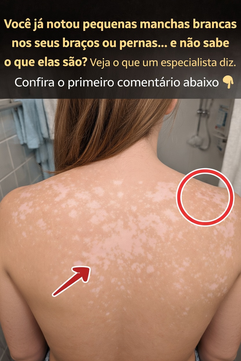 Aquelas pequenas manchas brancas em seus braços e pernas: o que elas realmente significam