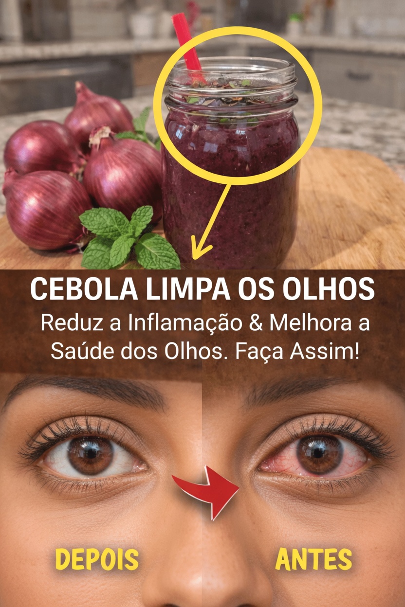 Melhore sua visão naturalmente em casa: como a cebola pode ajudar na saúde e clareza da visão