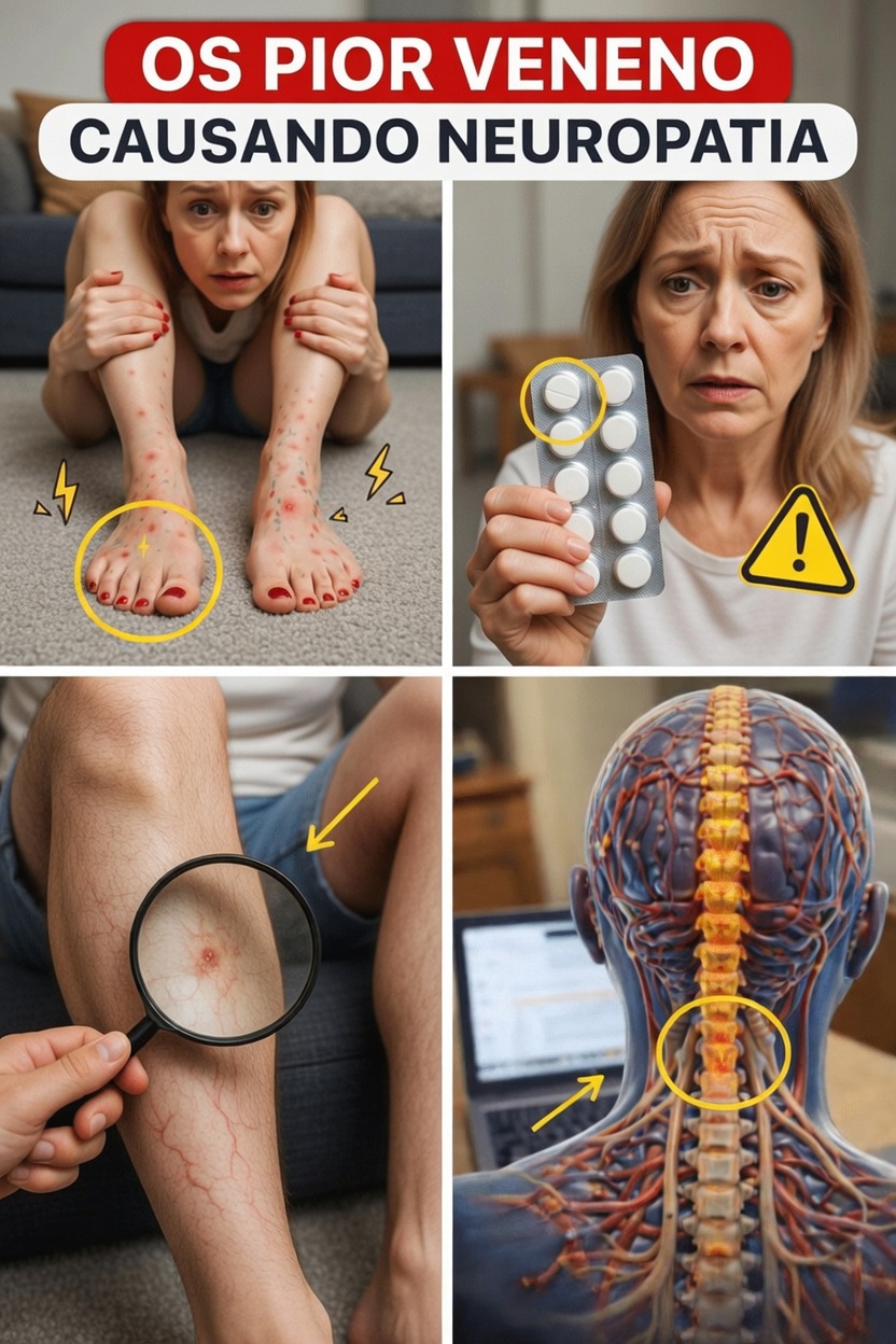 Que hábito cotidiano comum após os 60 anos pode estar silenciosamente prejudicando seus nervos e contribuindo para os sintomas da neuropatia?