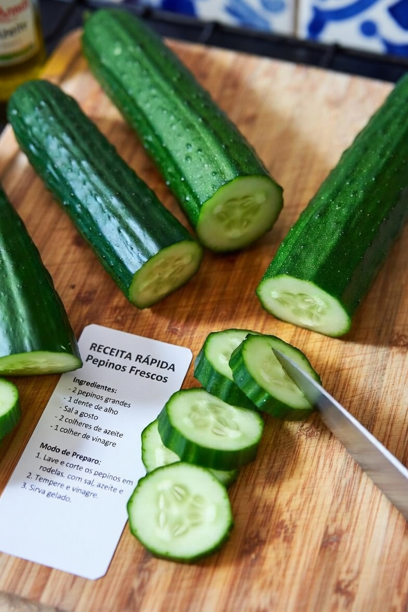 Por que adicionar pepinos às suas saladas pode ser um dos hábitos mais simples para melhorar o bem-estar diário