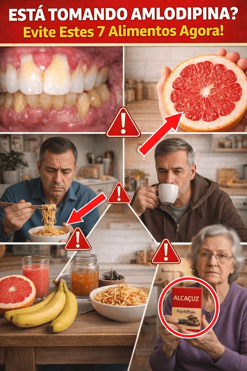7 alimentos que você deve considerar limitar ao tomar amlodipina