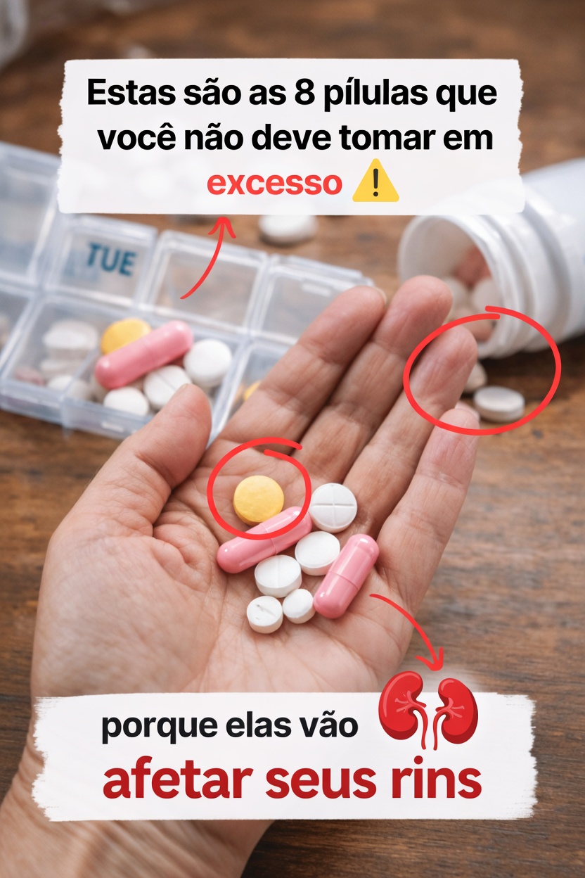 8 medicamentos comuns que você deve evitar tomar em excesso para proteger seus rins