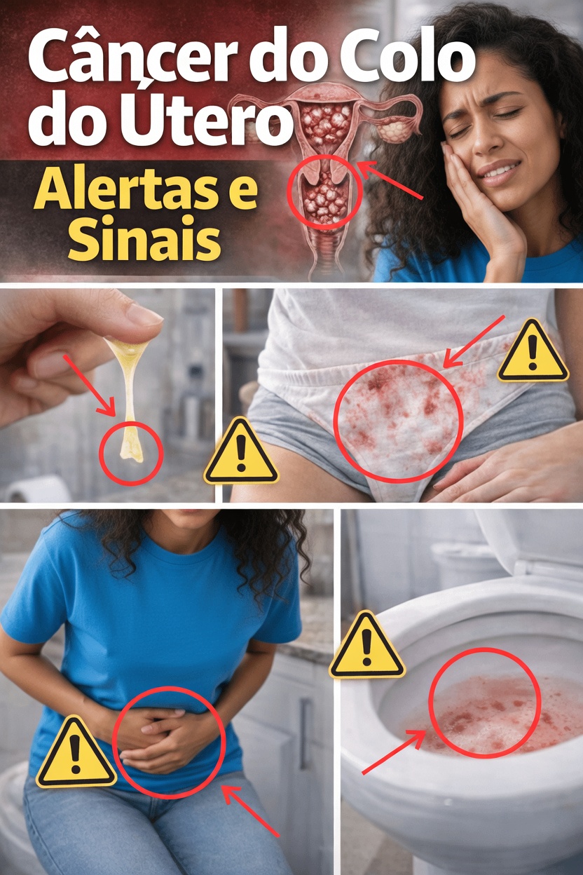 9 sinais de alerta precoce do câncer do colo do útero que toda mulher deve conhecer