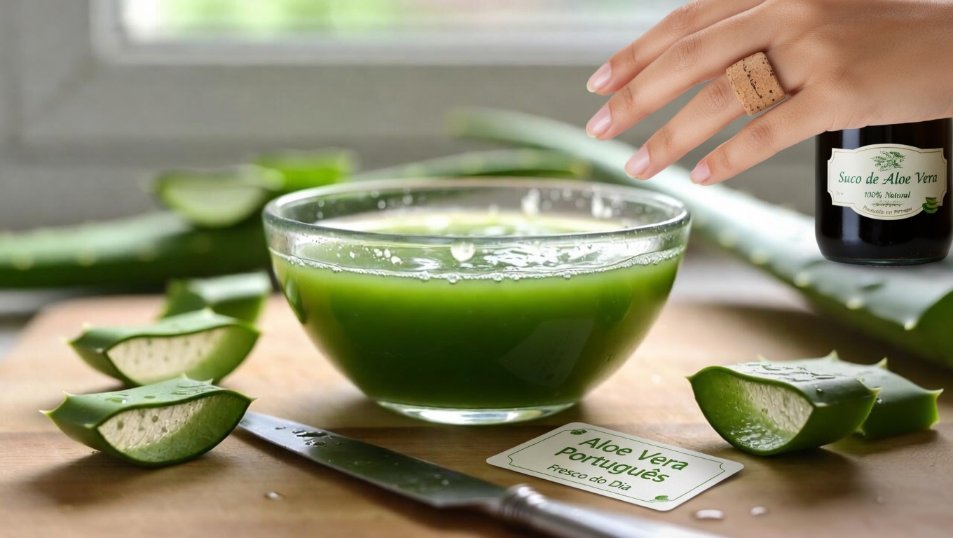 Um Hidratante Caseiro Simples com Babosa e Óleo de Coco para uma Pele Hidratada e com Aparência Jovem