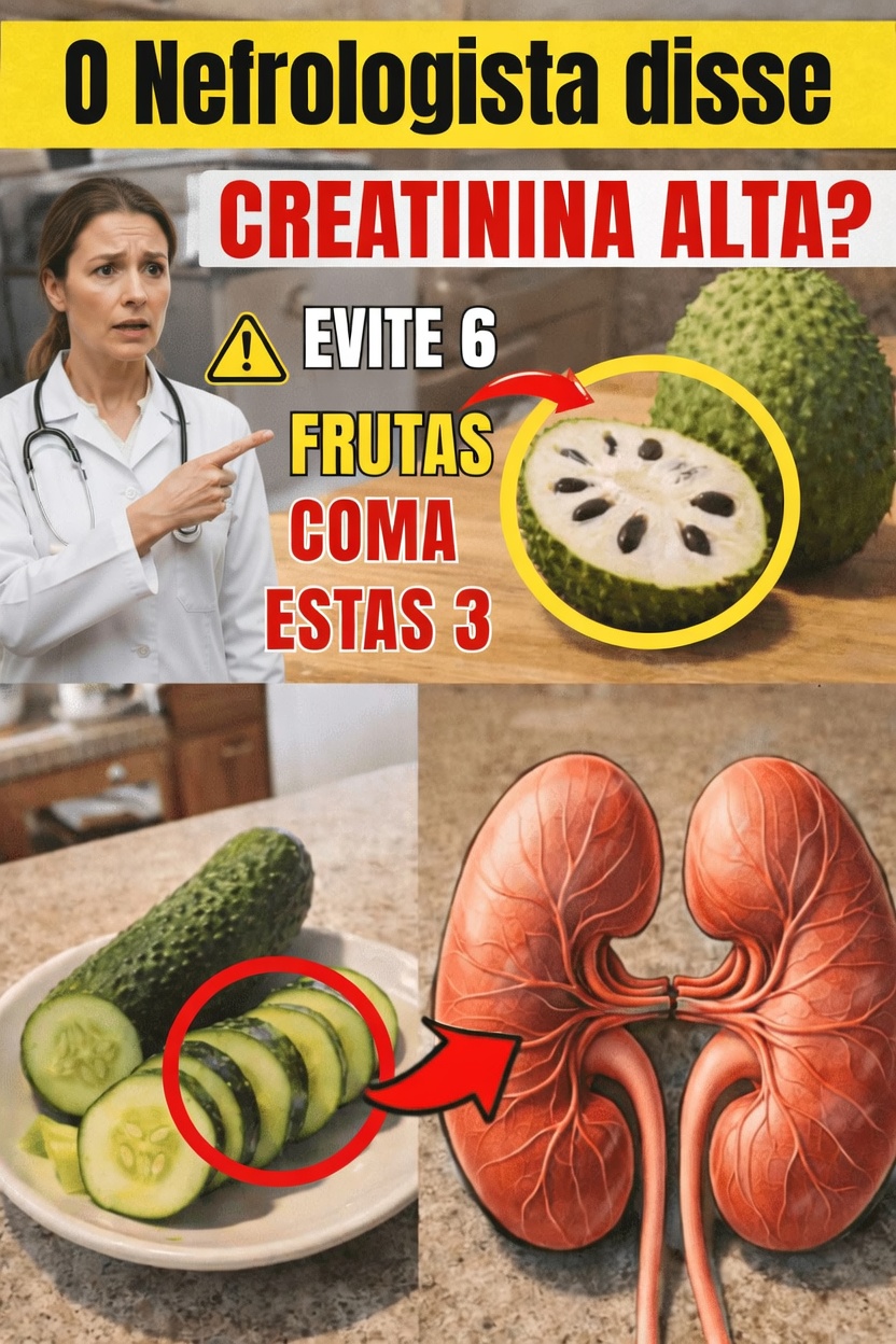 Níveis Altos de Creatinina? Escolhas Inteligentes de Frutas para Apoiar a Saúde dos Seus Rins