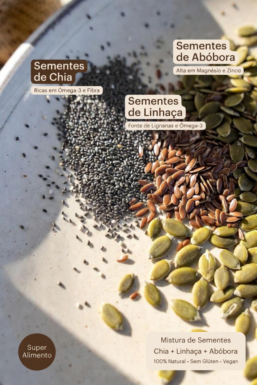 Por que estas sementes são importantes para a saúde dos olhos e do cérebro na terceira idade