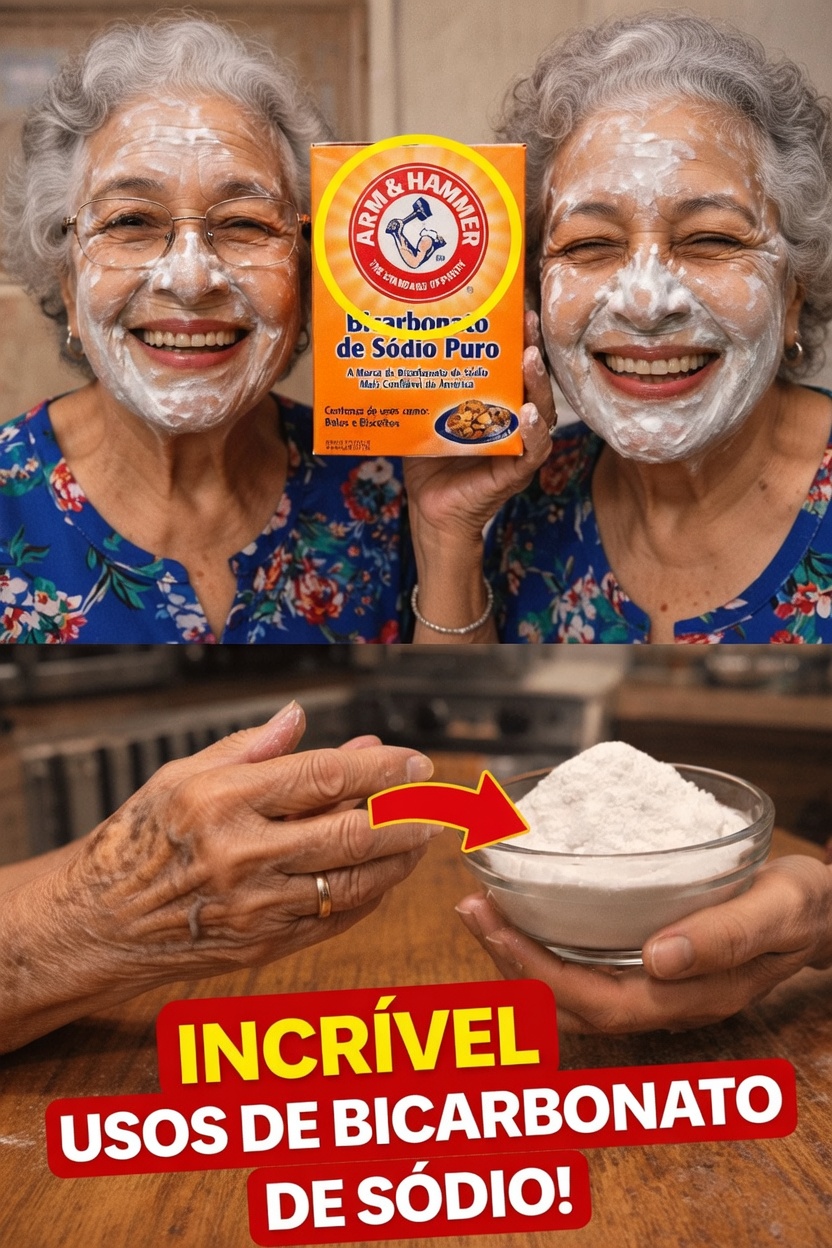 Bicarbonato de sódio apaga todas as rugas em apenas 10 minutos, até aos 70 anos!