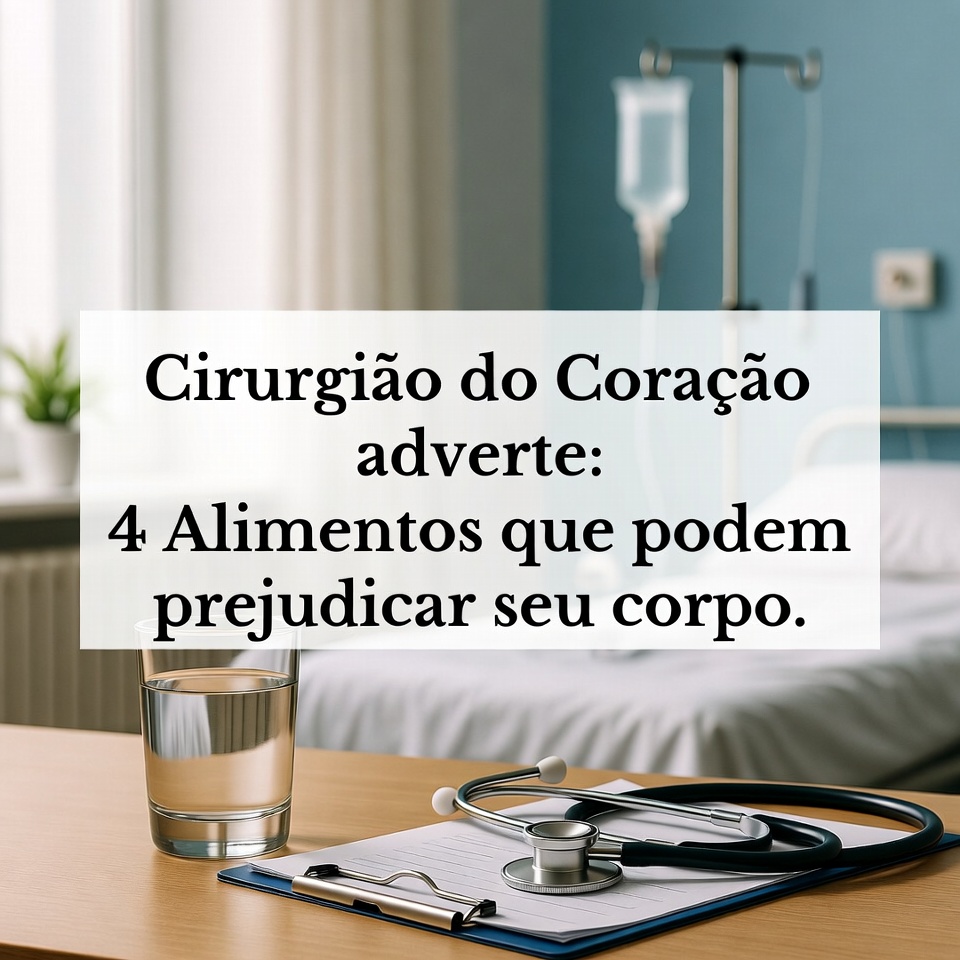 Um cirurgião cardíaco alerta sobre 4 alimentos prejudiciais que podem afetar negativamente o seu corpo