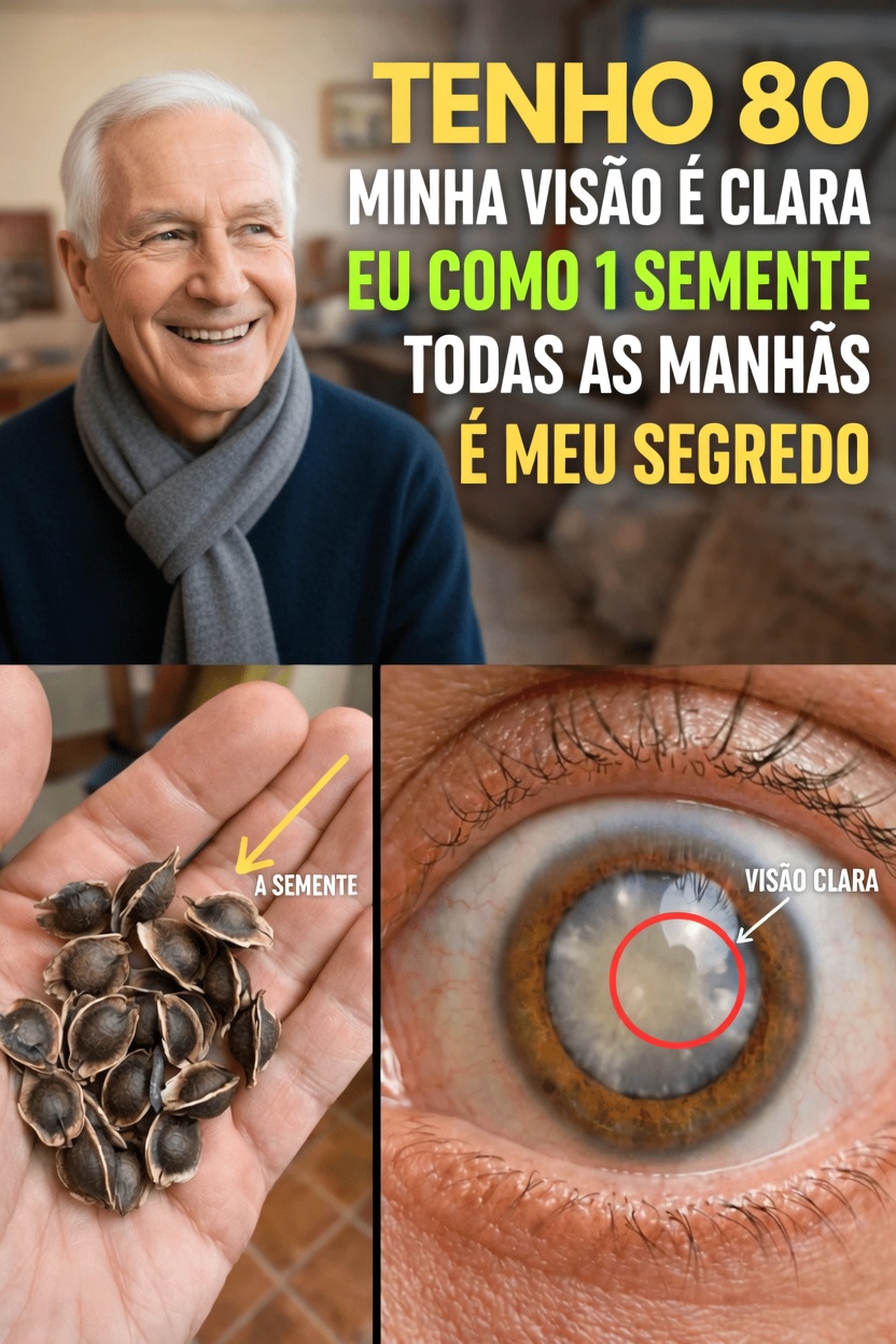 Mesmo Acima dos 90? Coma Estas 3 Sementes Todas as Manhãs para Turbinar Seus Olhos e o Poder do Cérebro