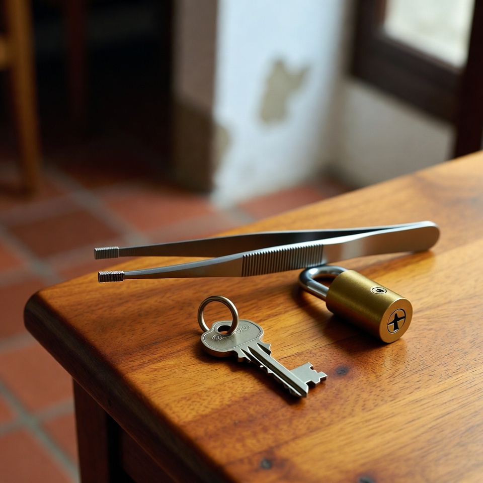 Como remover uma chave quebrada de uma fechadura: 5 truques para evitar desmontar tudo