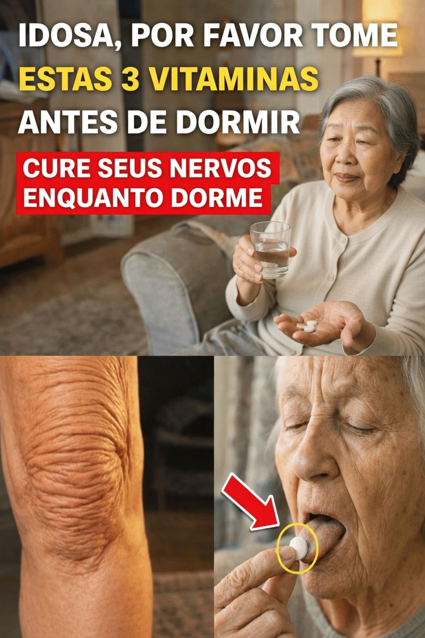 3 Vitaminas Noturnas que Podem Transformar a Força das Pernas Depois dos 60