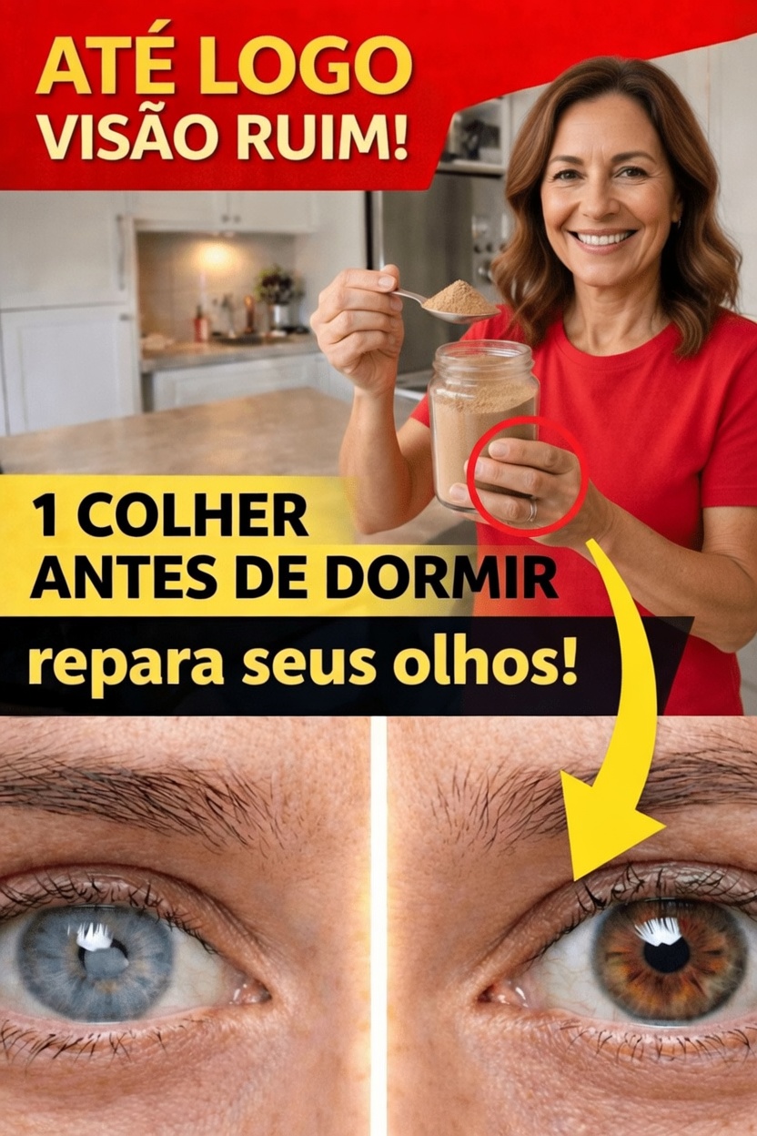Mais de 60? Coma ISTO Antes de Dormir e Acorde Enxergando Como se Tivesse 40